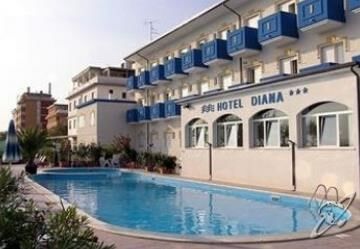 Hotel Diana Viserbella di Rimini Exteriör bild